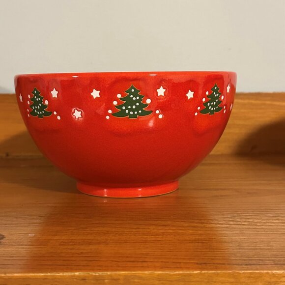 Waechtersbach Germany Christmas Tree Serving Bowl 9" - Picture 2 of 12